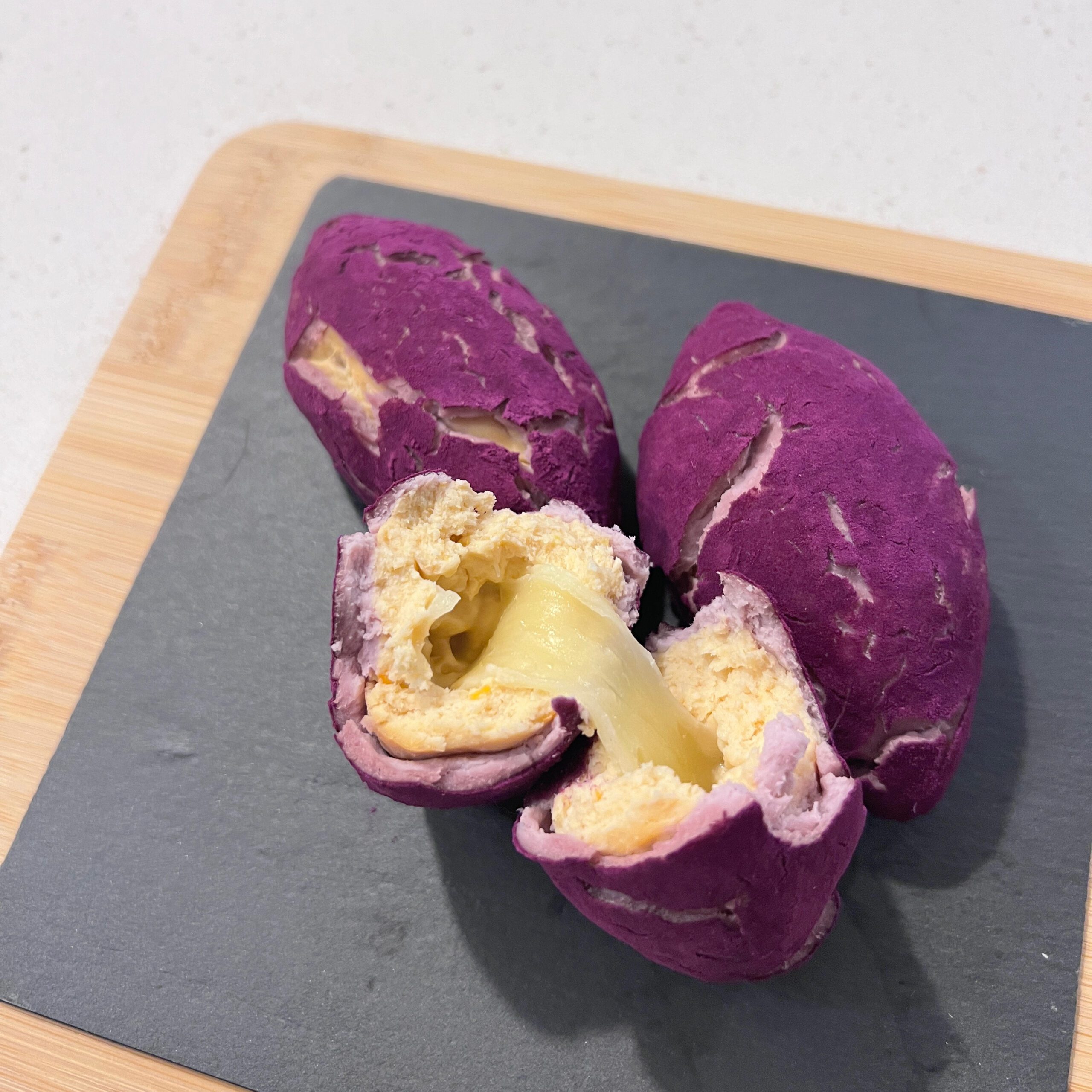 超可爱️der～ins甜品紫薯地瓜包 - 哔哩哔哩